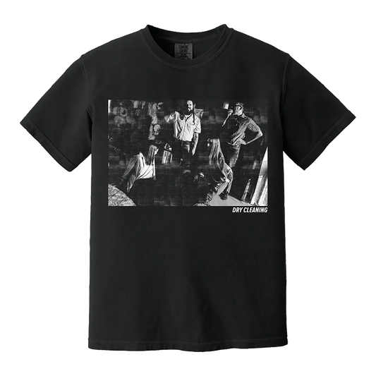 Dry Cleaning T-Shirt with an image of the band on front.