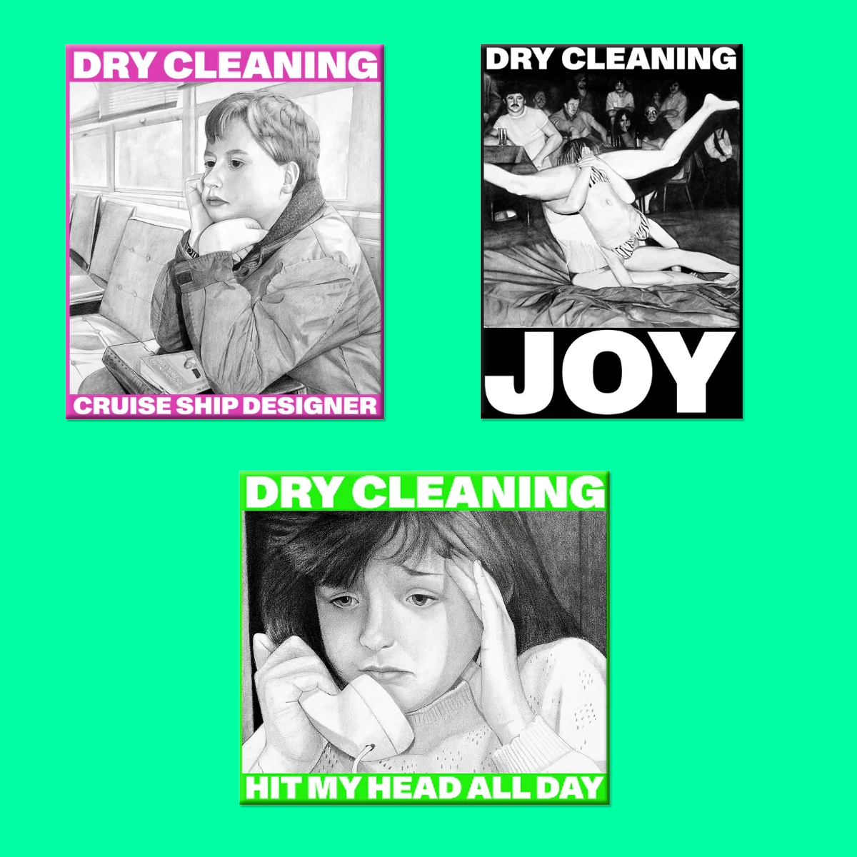 Dry Cleaning | 3 Piece Magnet Set